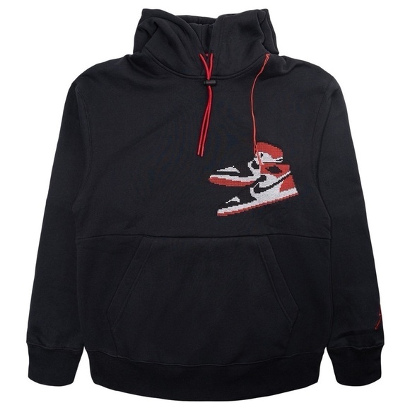 Nike Other - Jordan Jumpman Holiday Hoodie Pullover Black Mens Medium​​​​​​​​